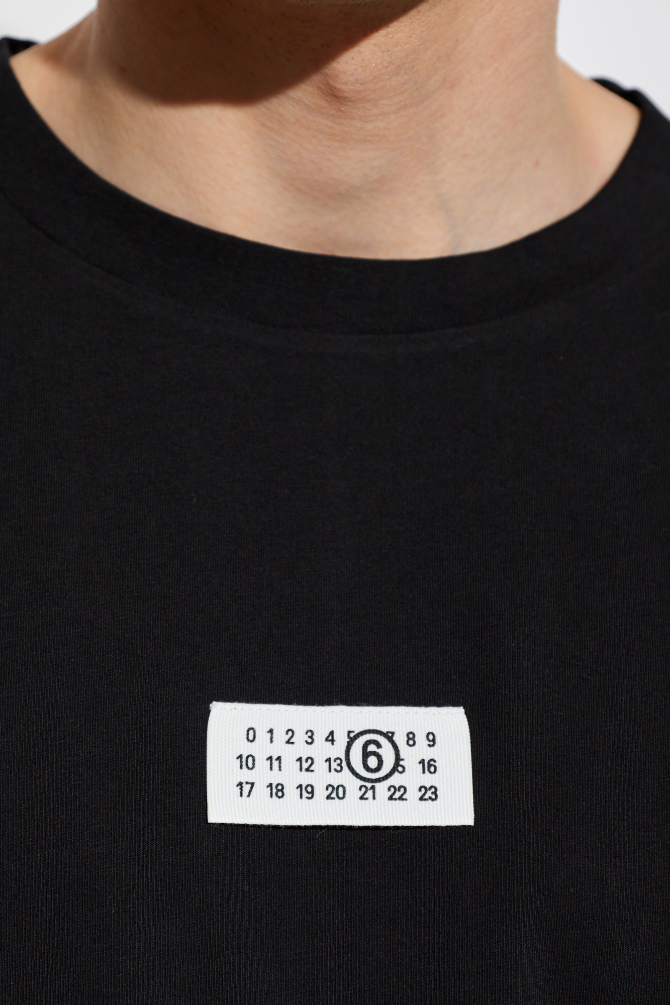 MM6 Maison Margiela T-shirt with logo patch | Men's | Vitkac